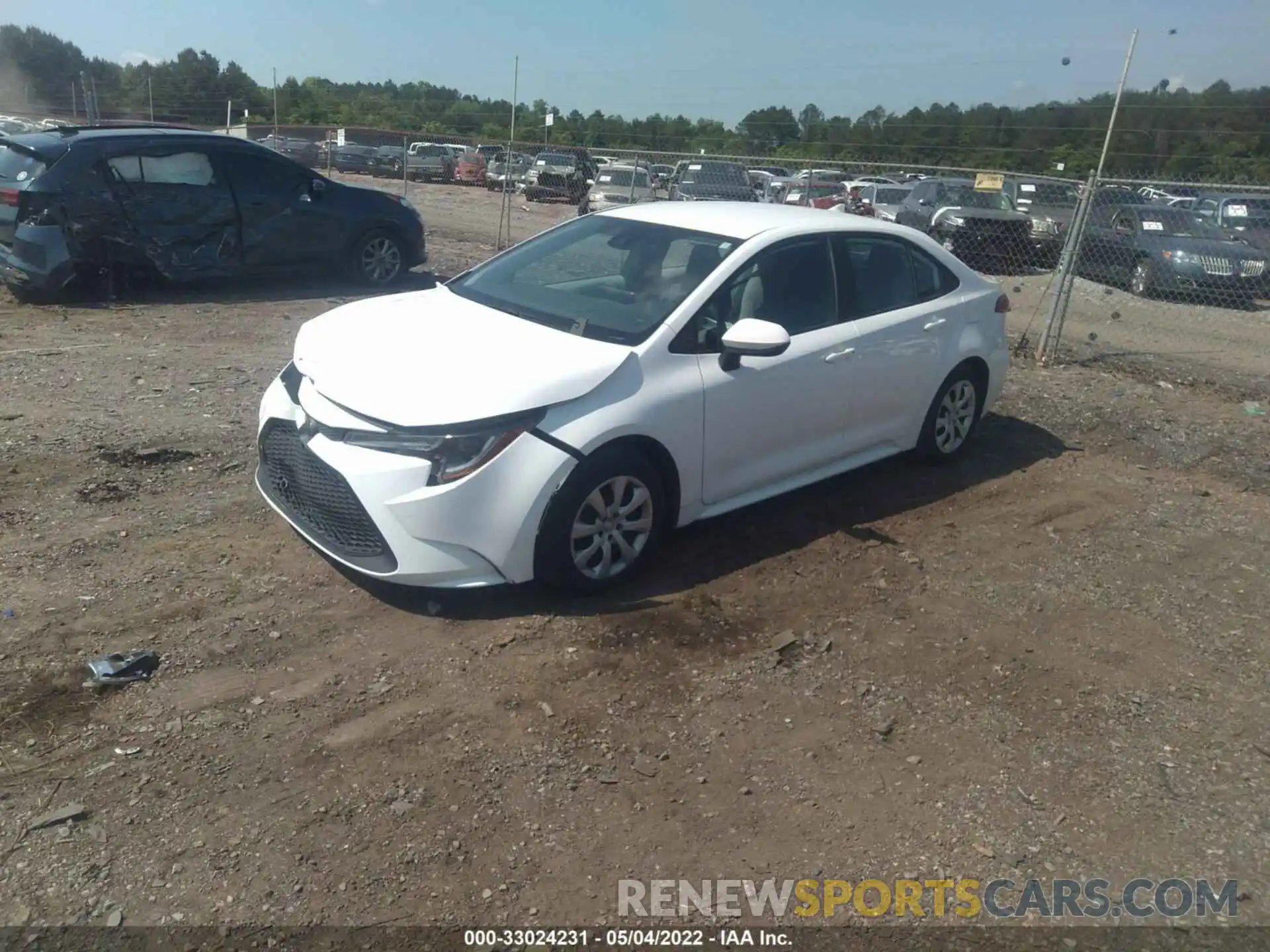 2 Photograph of a damaged car 5YFEPRAE5LP030878 TOYOTA COROLLA 2020