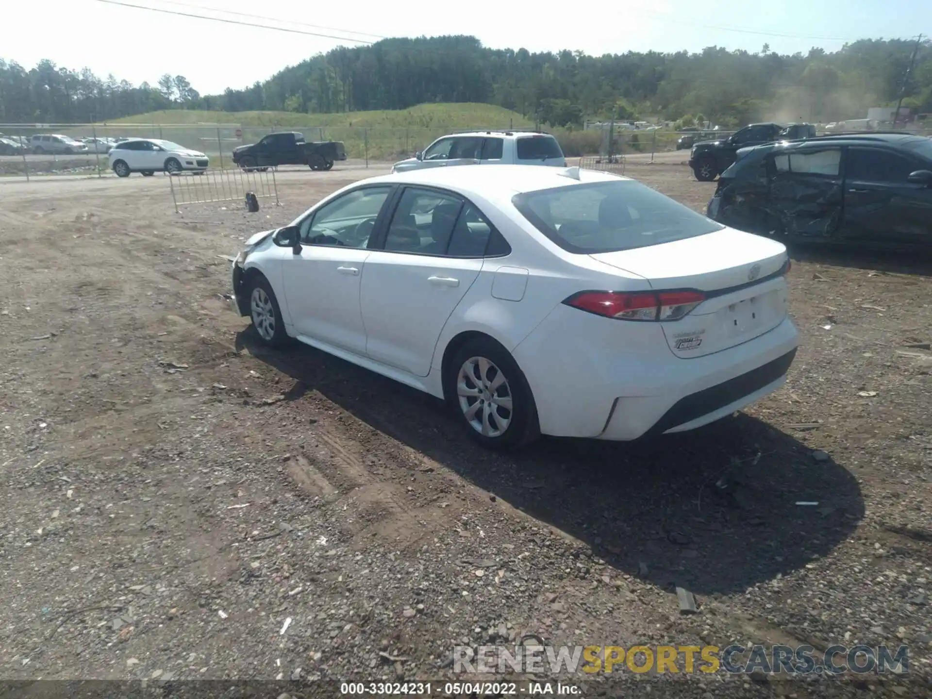 3 Photograph of a damaged car 5YFEPRAE5LP030878 TOYOTA COROLLA 2020