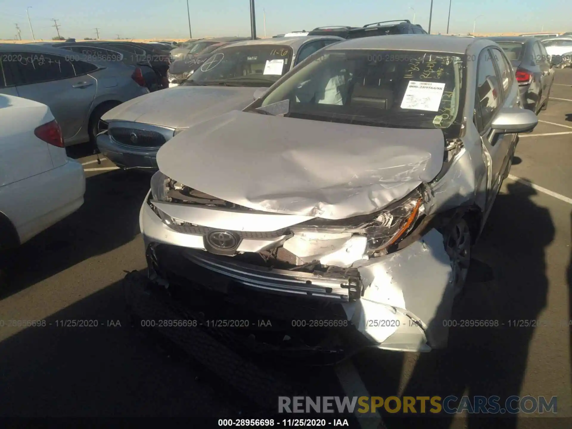 6 Photograph of a damaged car 5YFEPRAE5LP030931 TOYOTA COROLLA 2020