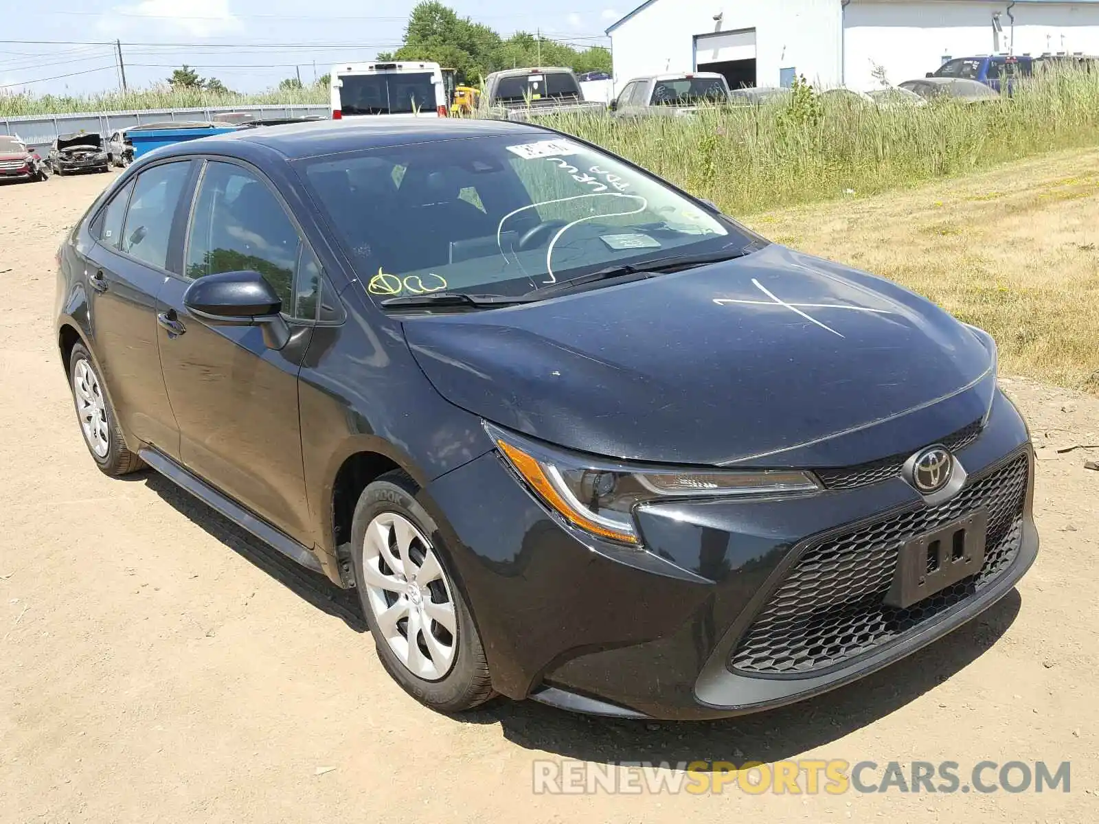 1 Photograph of a damaged car 5YFEPRAE5LP031142 TOYOTA COROLLA 2020