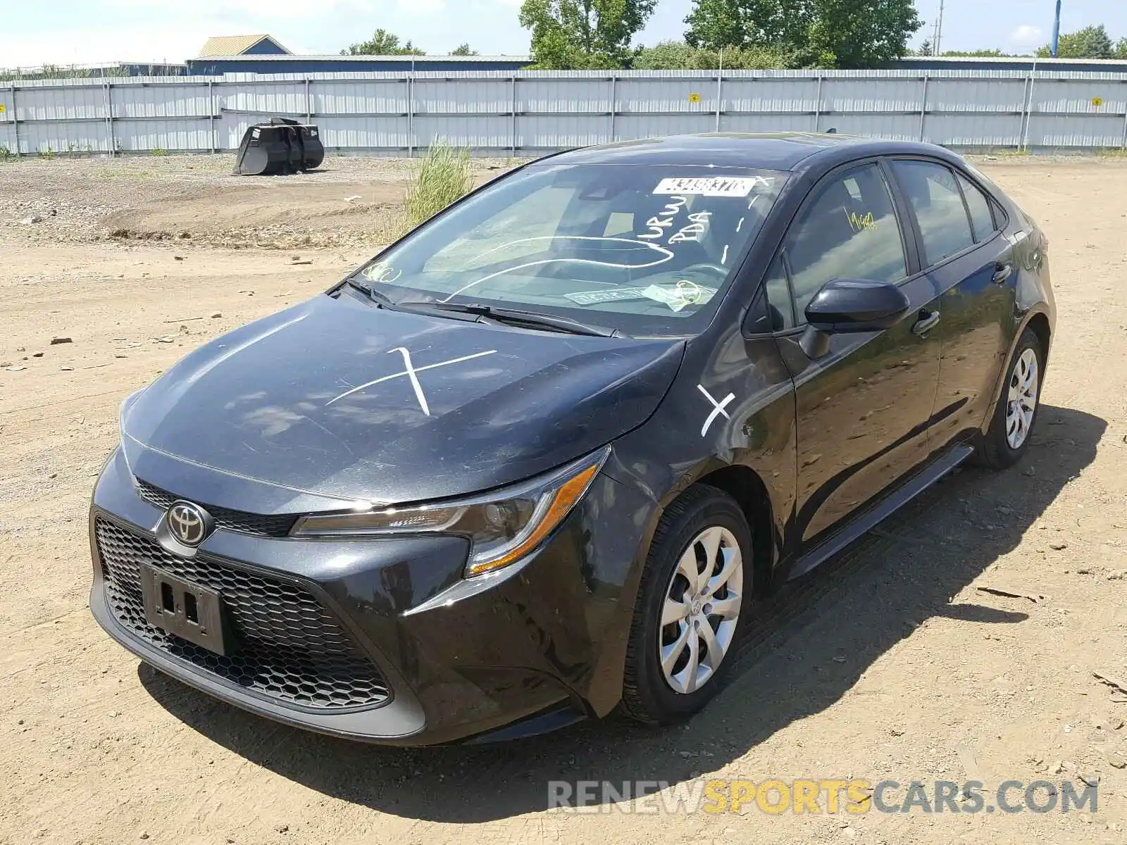 2 Photograph of a damaged car 5YFEPRAE5LP031142 TOYOTA COROLLA 2020