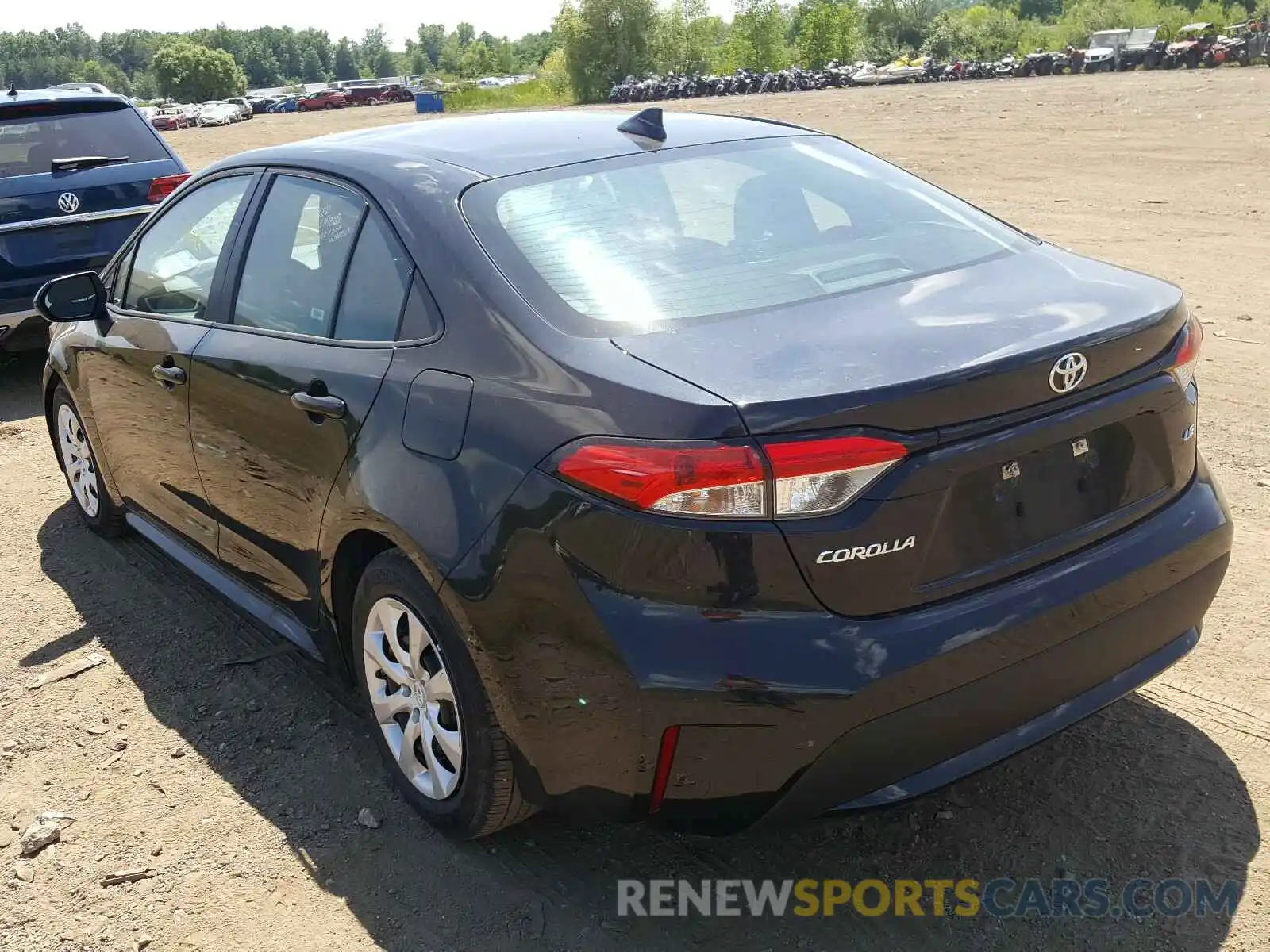 3 Photograph of a damaged car 5YFEPRAE5LP031142 TOYOTA COROLLA 2020