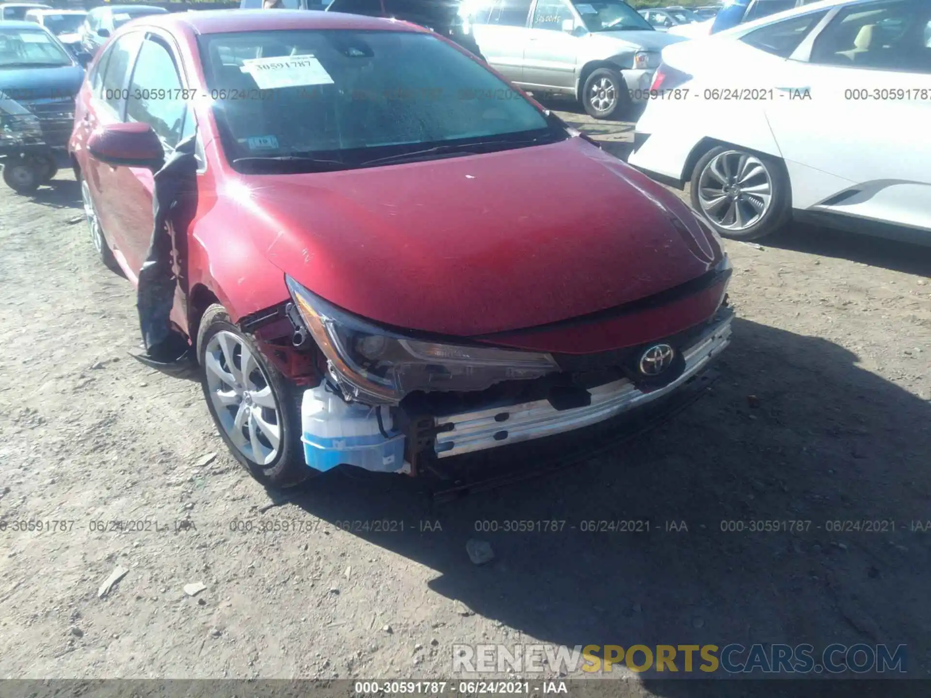 6 Photograph of a damaged car 5YFEPRAE5LP033019 TOYOTA COROLLA 2020