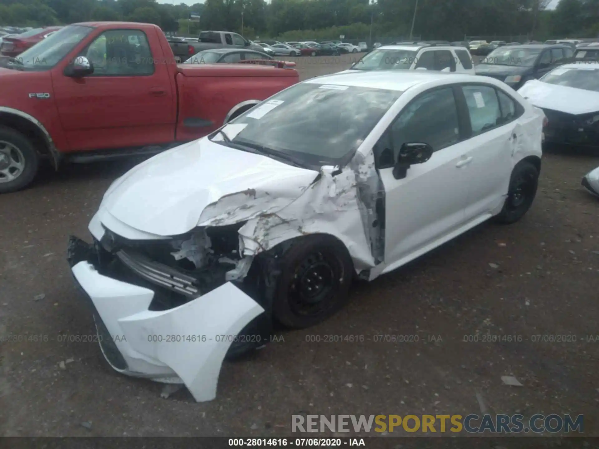 2 Фотография поврежденного автомобиля 5YFEPRAE5LP033120 TOYOTA COROLLA 2020