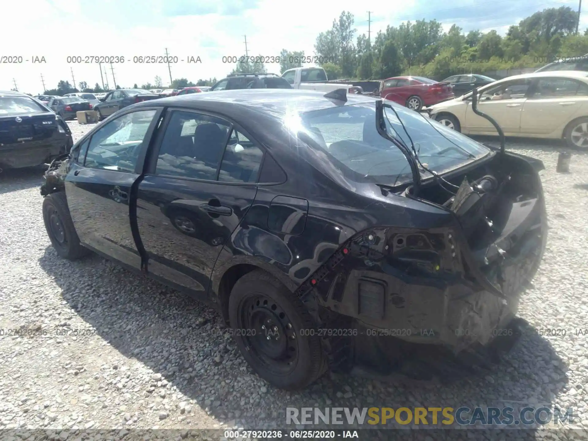 3 Photograph of a damaged car 5YFEPRAE5LP033926 TOYOTA COROLLA 2020