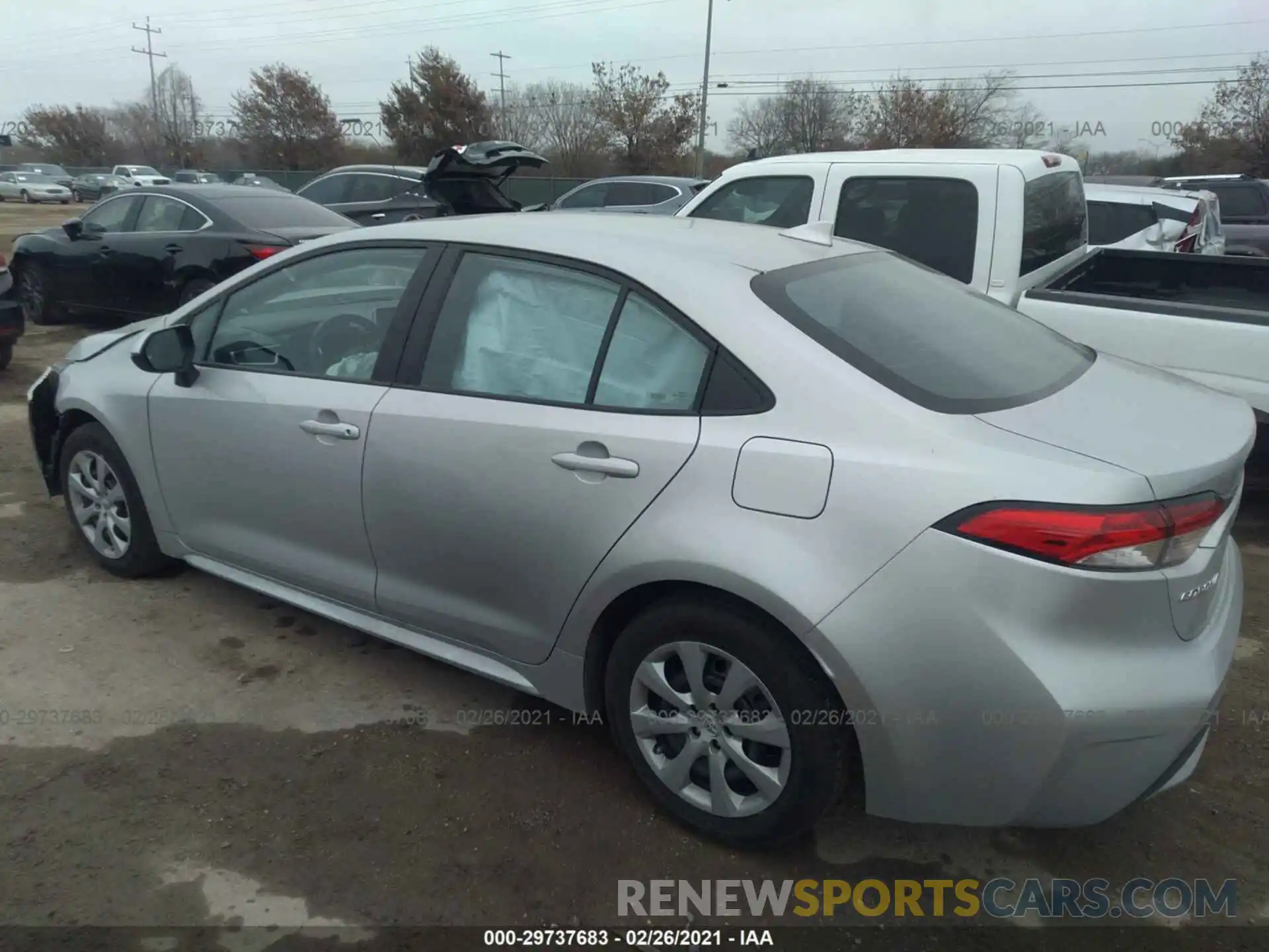 3 Photograph of a damaged car 5YFEPRAE5LP034185 TOYOTA COROLLA 2020