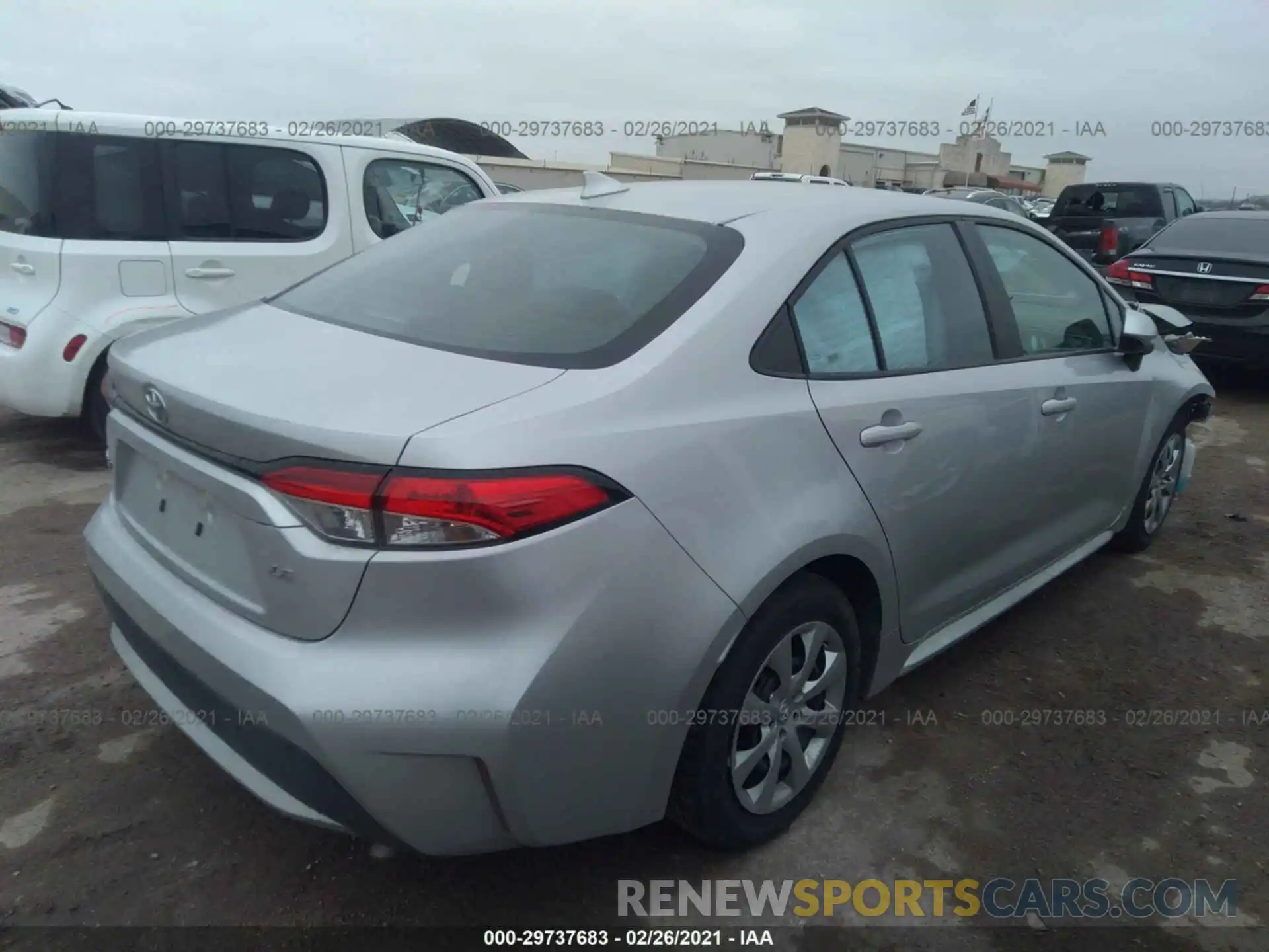 4 Photograph of a damaged car 5YFEPRAE5LP034185 TOYOTA COROLLA 2020