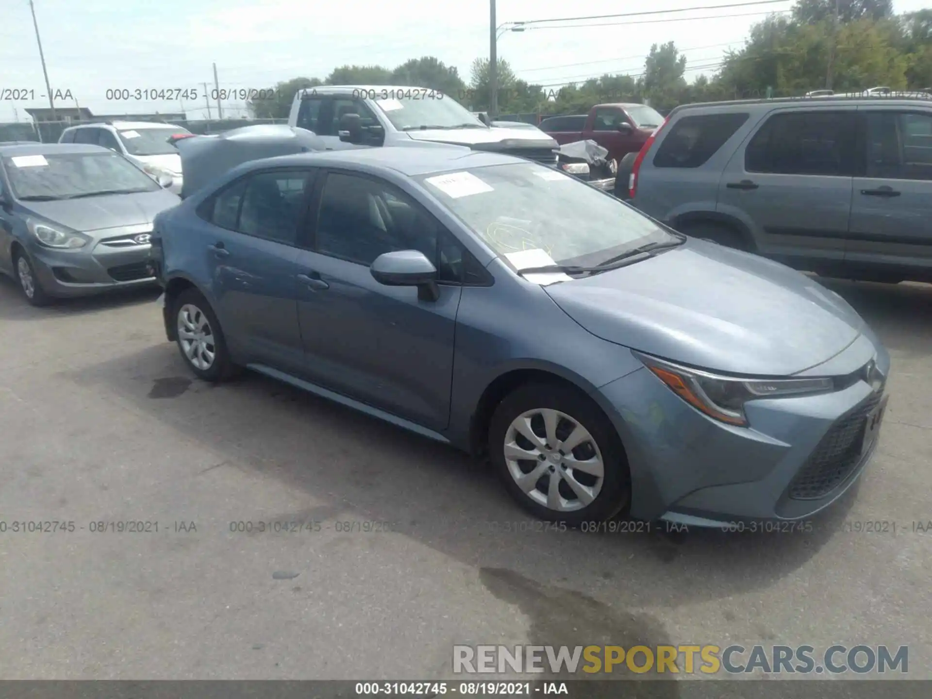 1 Photograph of a damaged car 5YFEPRAE5LP036034 TOYOTA COROLLA 2020