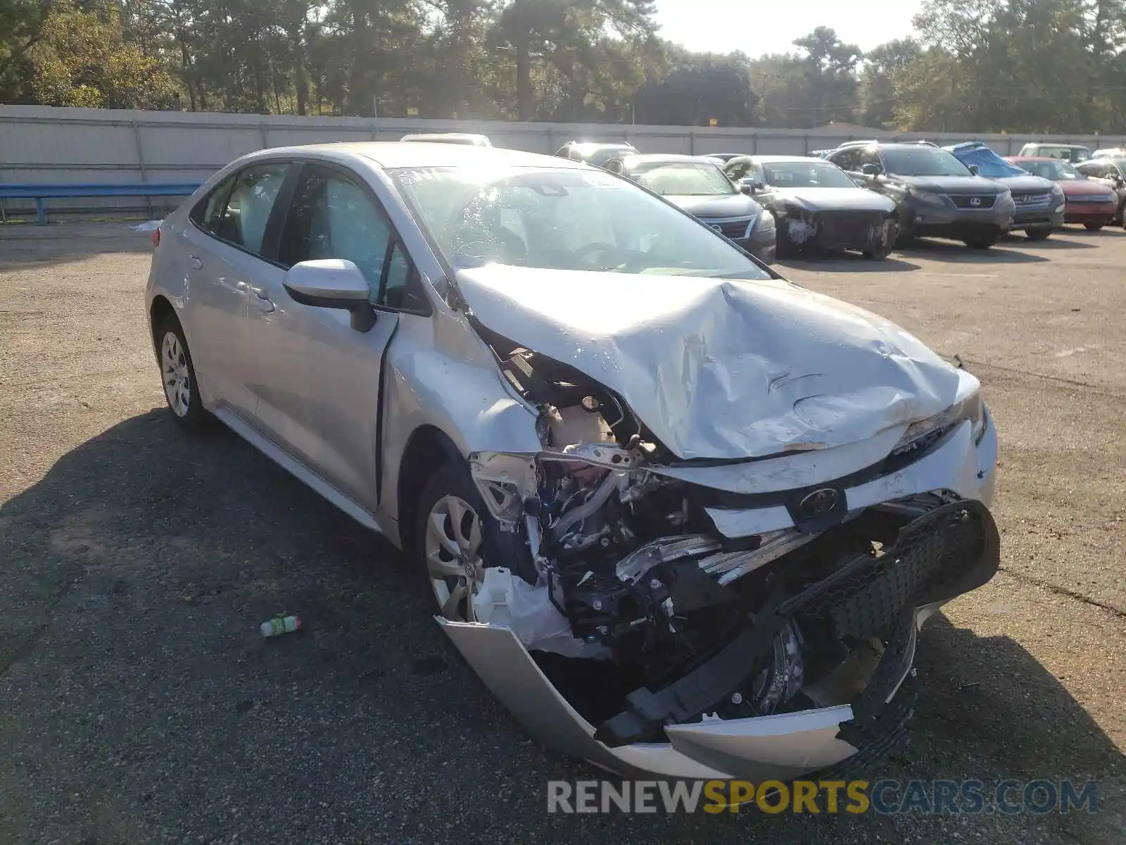 1 Photograph of a damaged car 5YFEPRAE5LP036583 TOYOTA COROLLA 2020