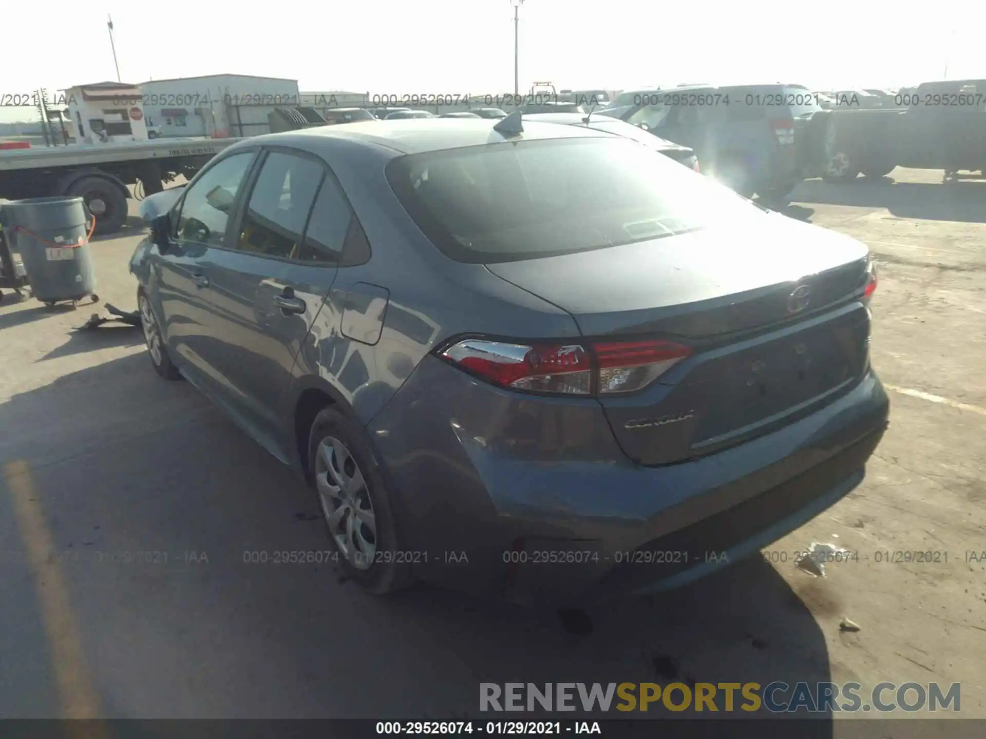 3 Photograph of a damaged car 5YFEPRAE5LP037703 TOYOTA COROLLA 2020