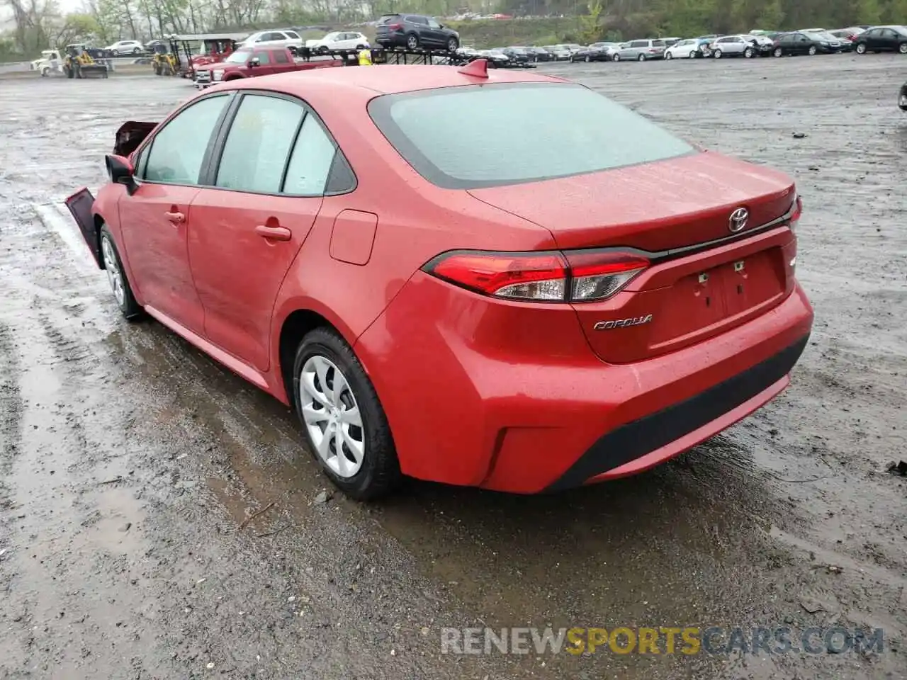 3 Photograph of a damaged car 5YFEPRAE5LP038995 TOYOTA COROLLA 2020