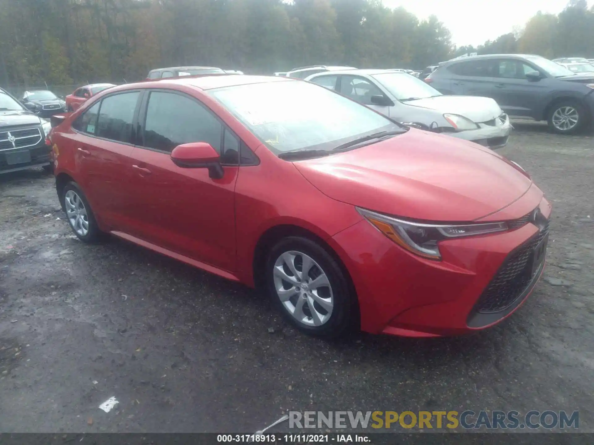 1 Photograph of a damaged car 5YFEPRAE5LP039550 TOYOTA COROLLA 2020