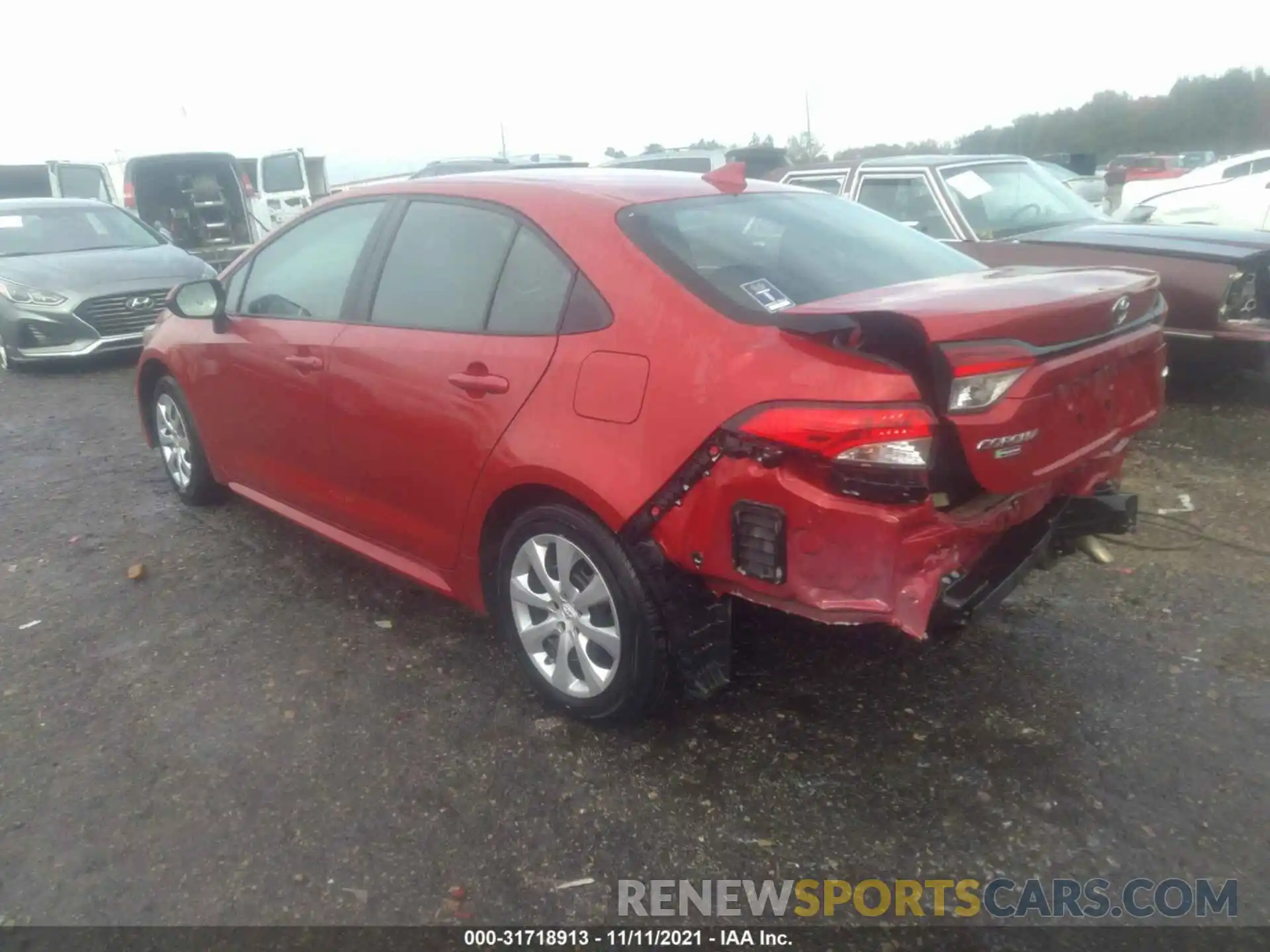 3 Photograph of a damaged car 5YFEPRAE5LP039550 TOYOTA COROLLA 2020