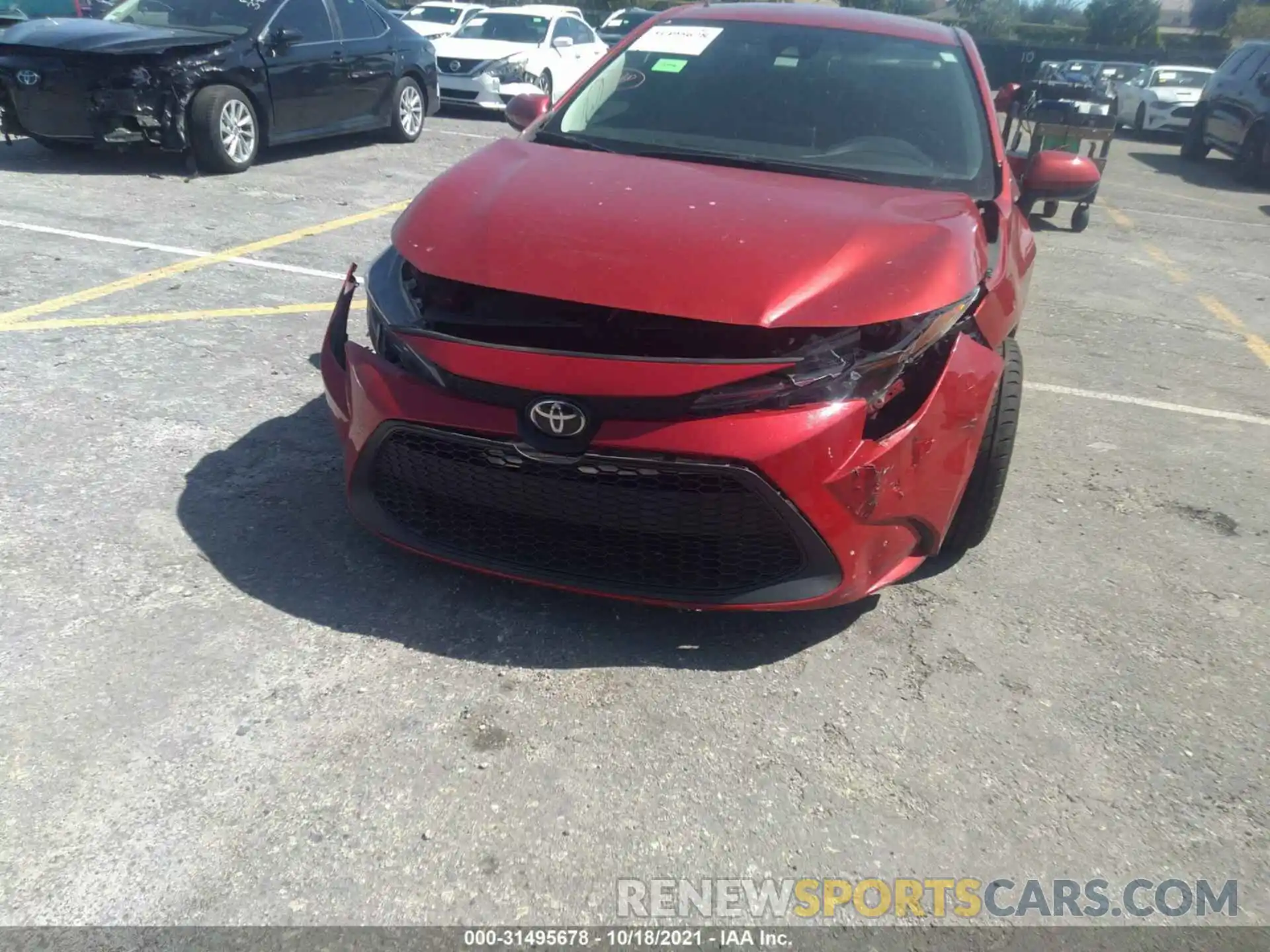 6 Photograph of a damaged car 5YFEPRAE5LP040410 TOYOTA COROLLA 2020