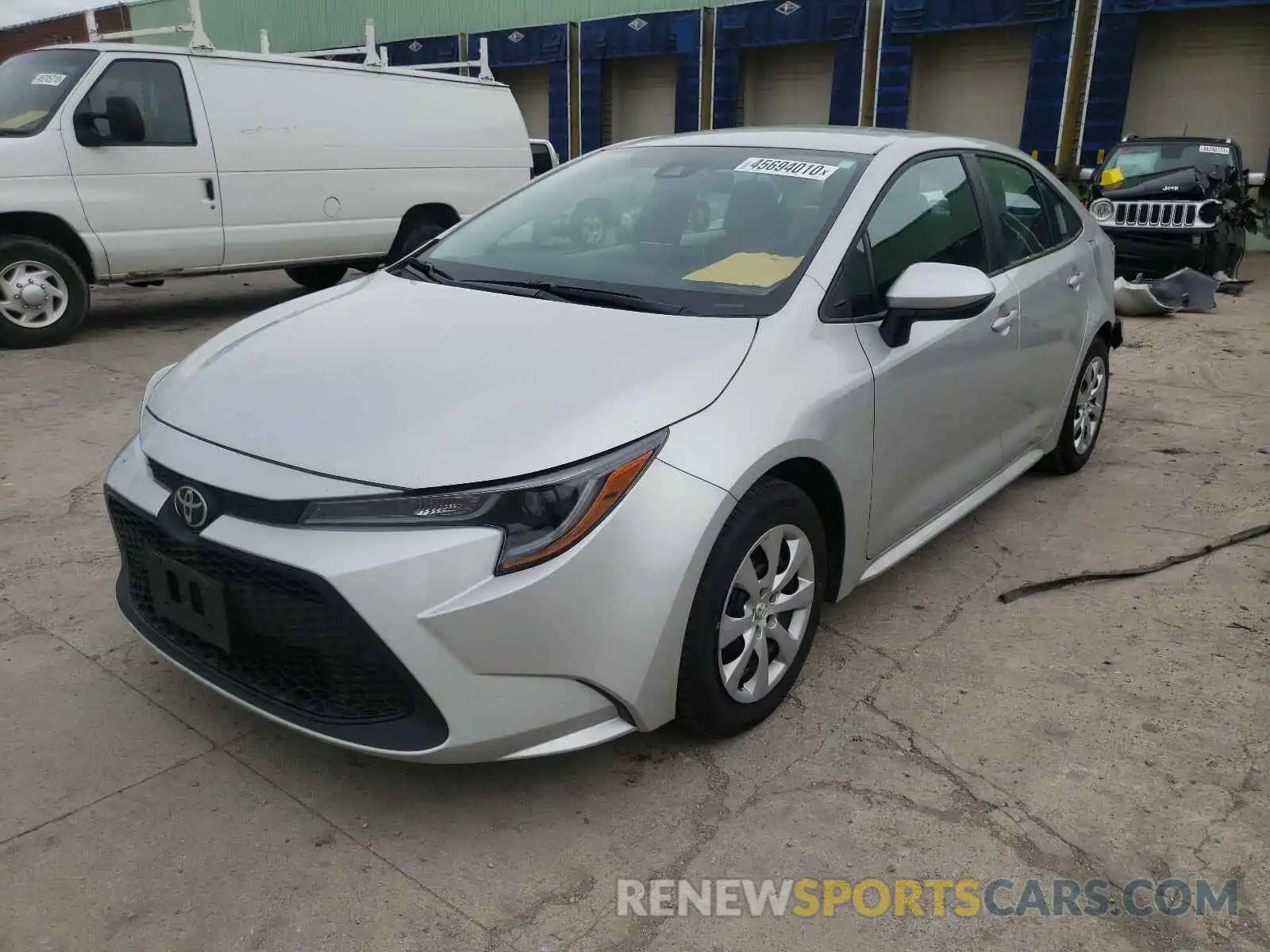 2 Photograph of a damaged car 5YFEPRAE5LP040827 TOYOTA COROLLA 2020