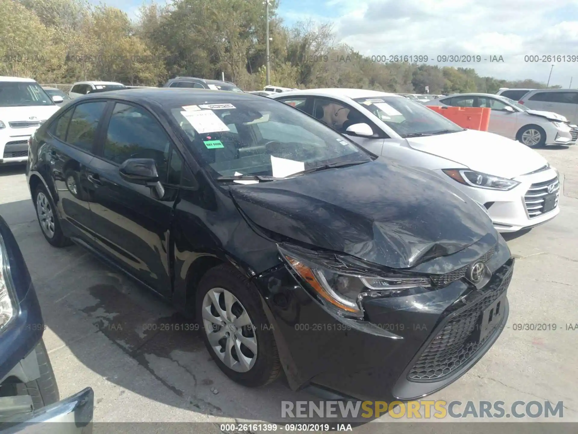 1 Photograph of a damaged car 5YFEPRAE5LP040830 TOYOTA COROLLA 2020