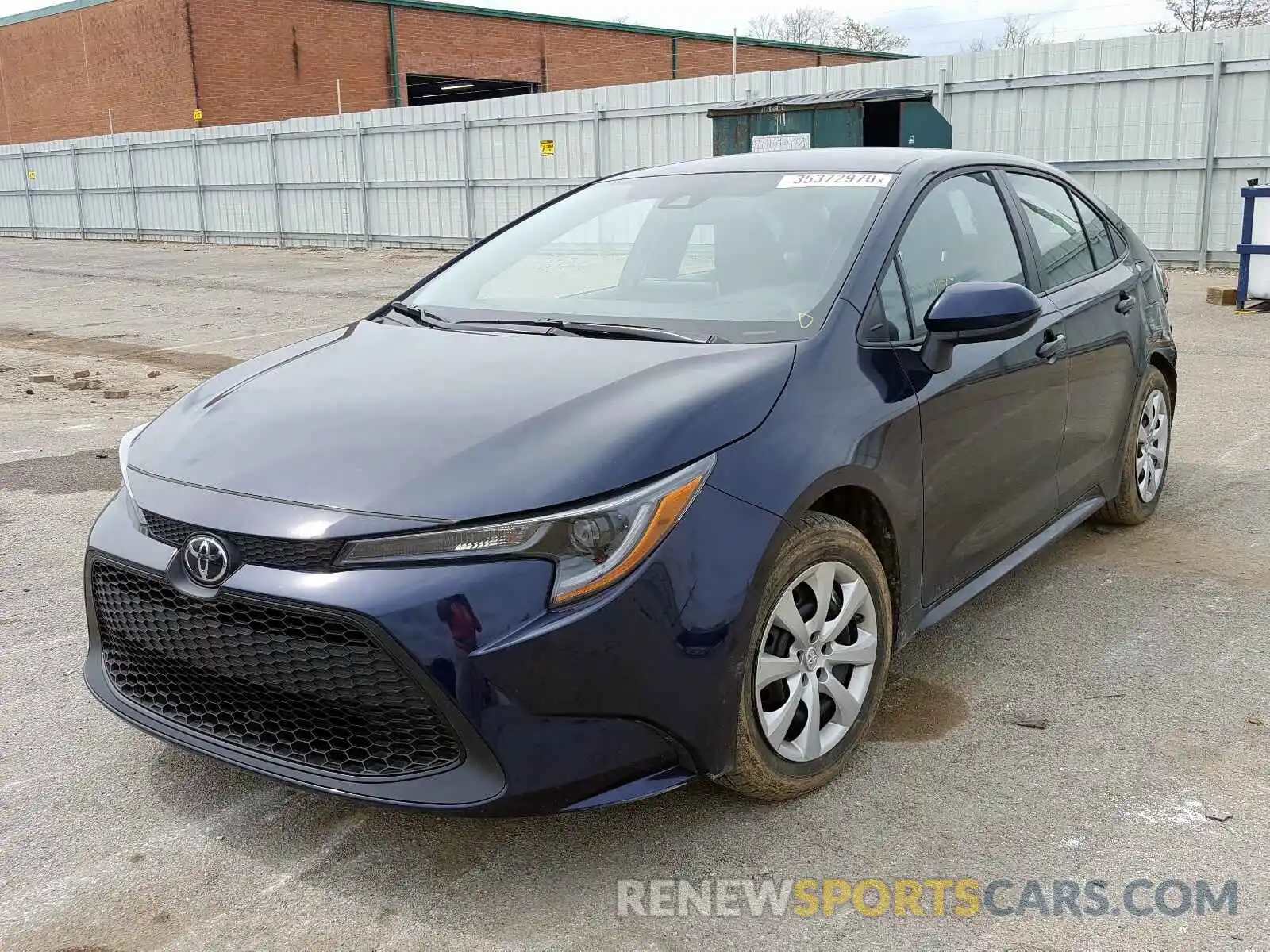 2 Photograph of a damaged car 5YFEPRAE5LP041296 TOYOTA COROLLA 2020