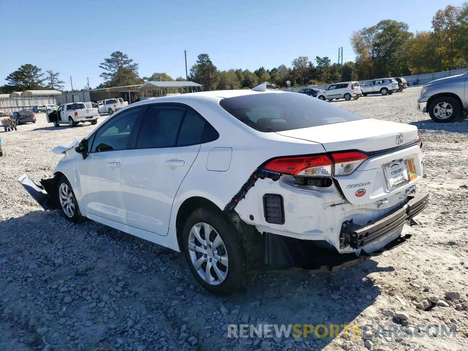 3 Photograph of a damaged car 5YFEPRAE5LP042707 TOYOTA COROLLA 2020