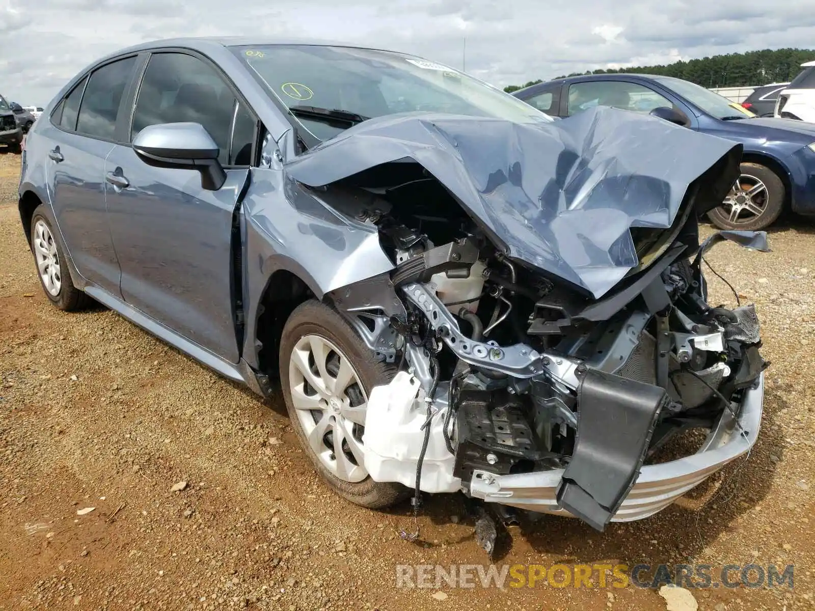 1 Photograph of a damaged car 5YFEPRAE5LP042755 TOYOTA COROLLA 2020