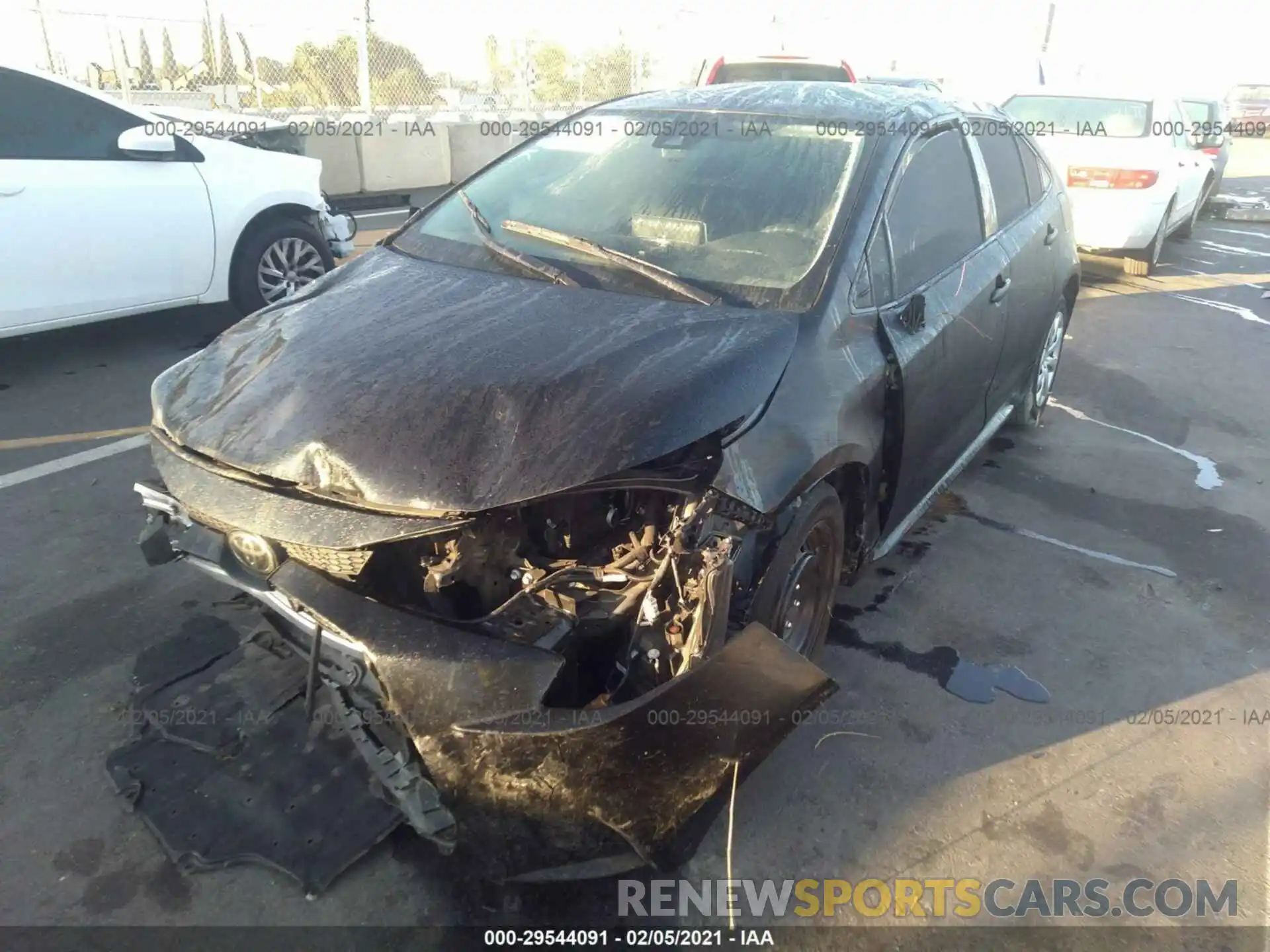 2 Photograph of a damaged car 5YFEPRAE5LP042772 TOYOTA COROLLA 2020