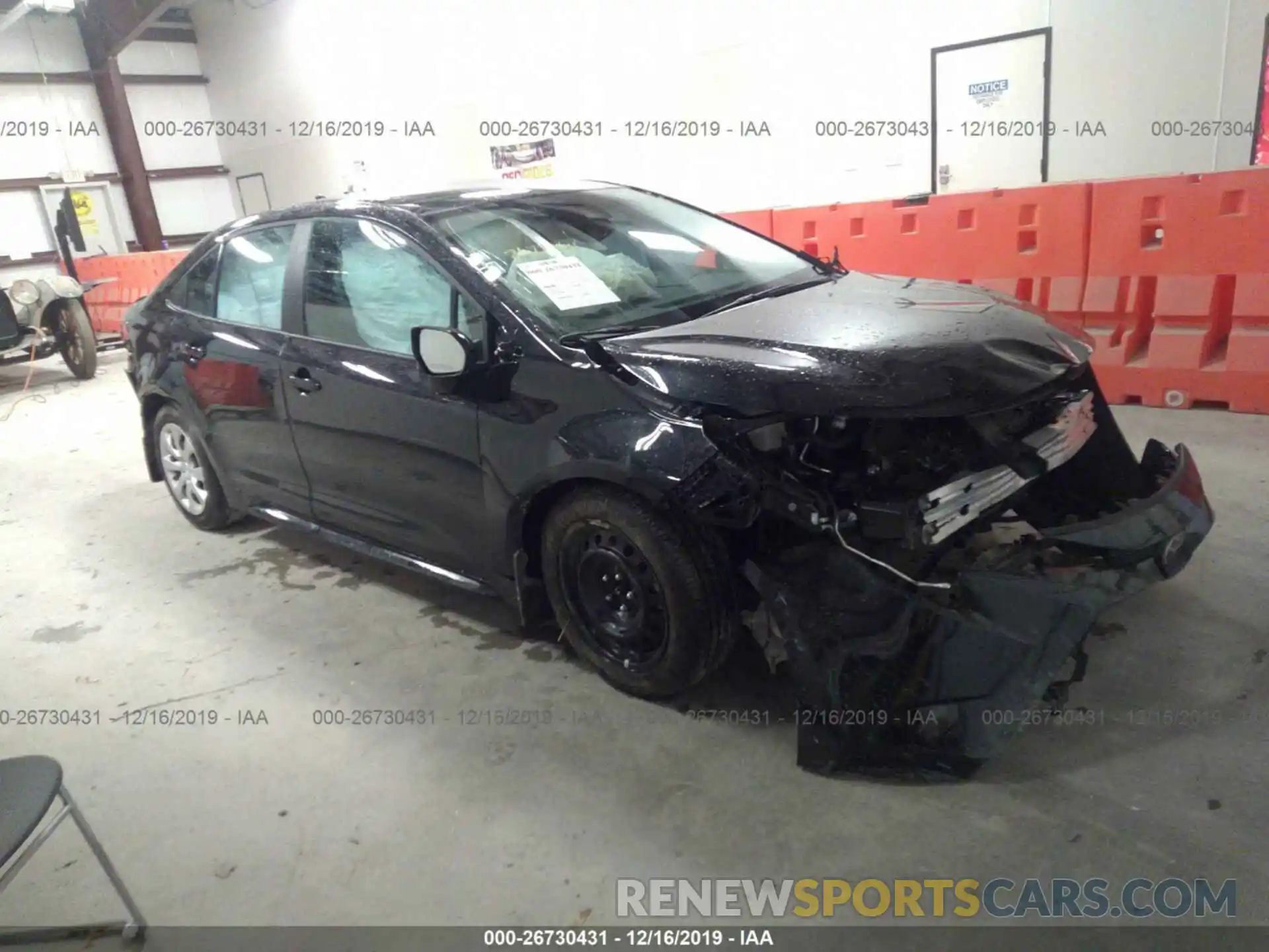 1 Photograph of a damaged car 5YFEPRAE5LP043243 TOYOTA COROLLA 2020