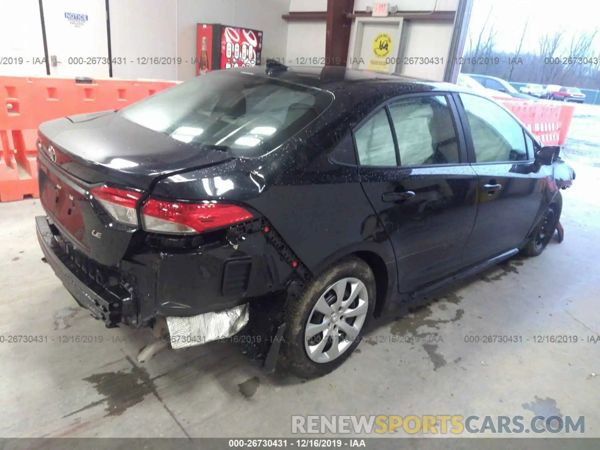 4 Photograph of a damaged car 5YFEPRAE5LP043243 TOYOTA COROLLA 2020