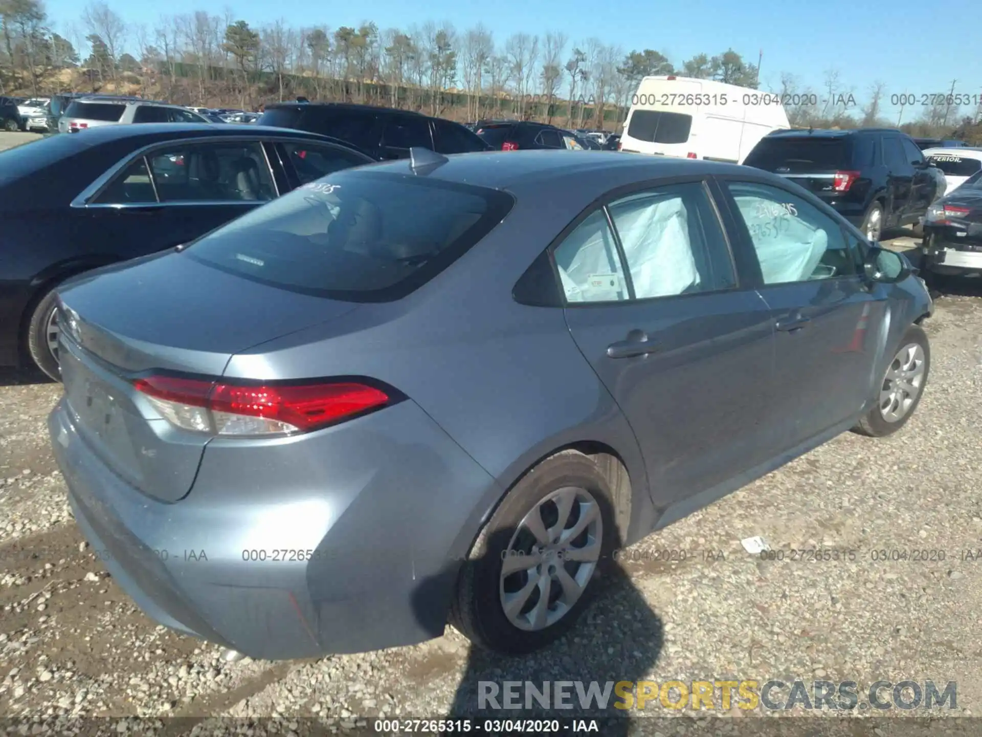 4 Photograph of a damaged car 5YFEPRAE5LP043307 TOYOTA COROLLA 2020