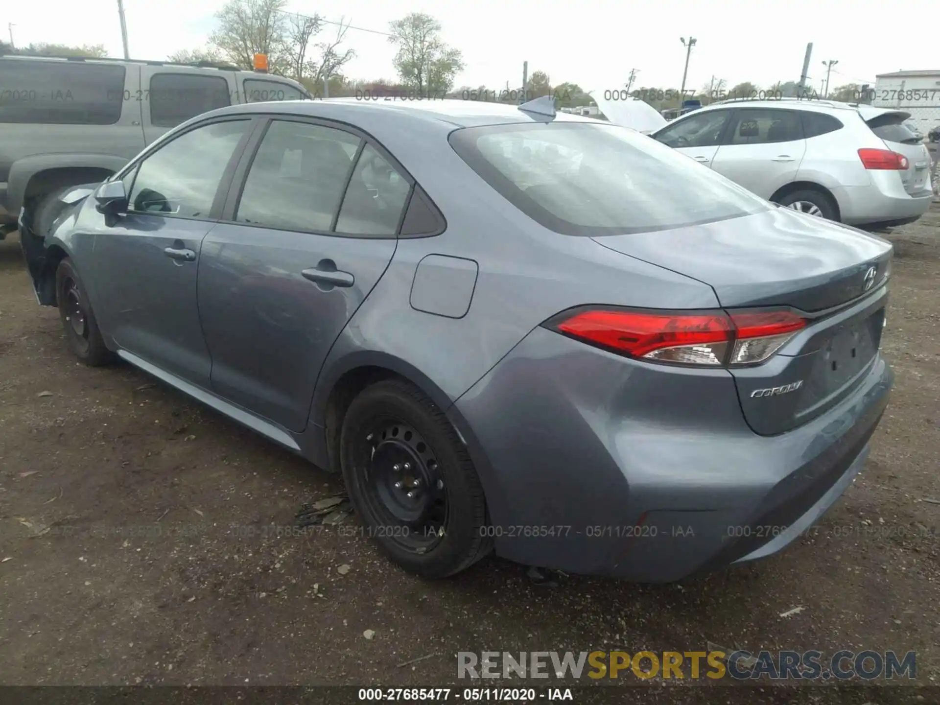 3 Photograph of a damaged car 5YFEPRAE5LP043646 TOYOTA COROLLA 2020