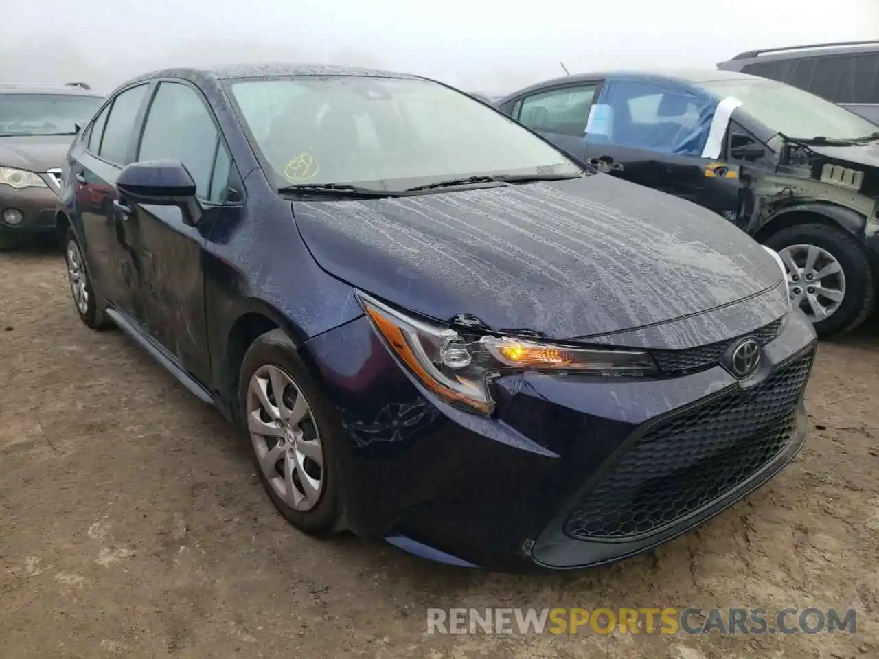 1 Photograph of a damaged car 5YFEPRAE5LP045672 TOYOTA COROLLA 2020