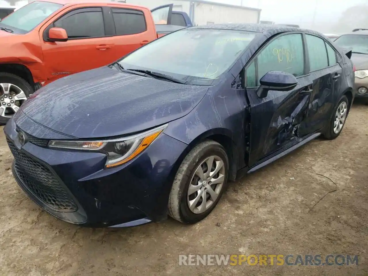 2 Photograph of a damaged car 5YFEPRAE5LP045672 TOYOTA COROLLA 2020