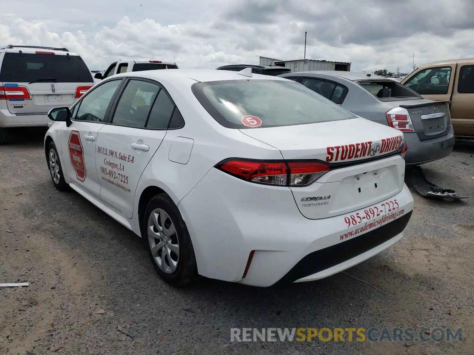 3 Photograph of a damaged car 5YFEPRAE5LP045929 TOYOTA COROLLA 2020