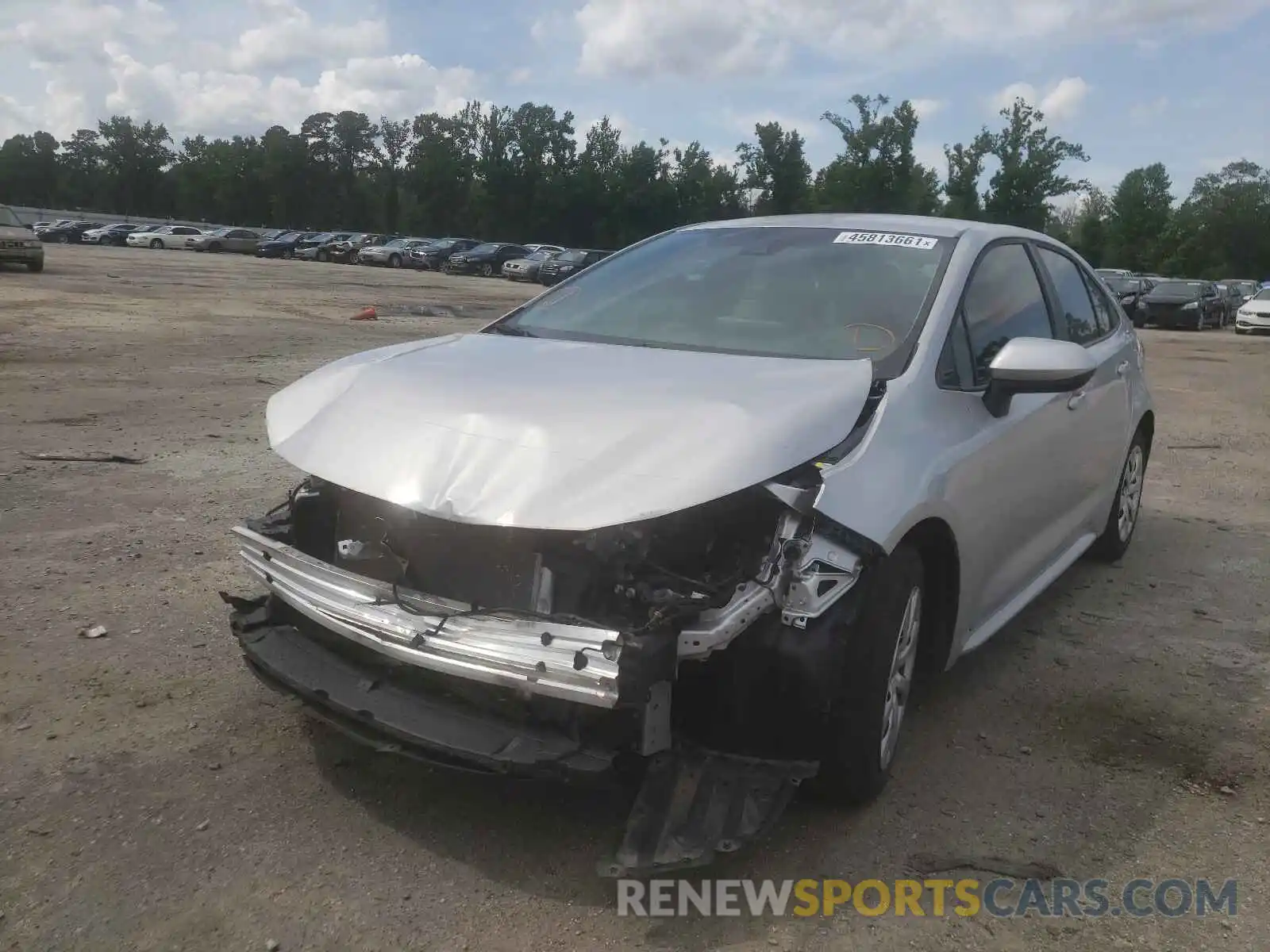 2 Photograph of a damaged car 5YFEPRAE5LP046689 TOYOTA COROLLA 2020