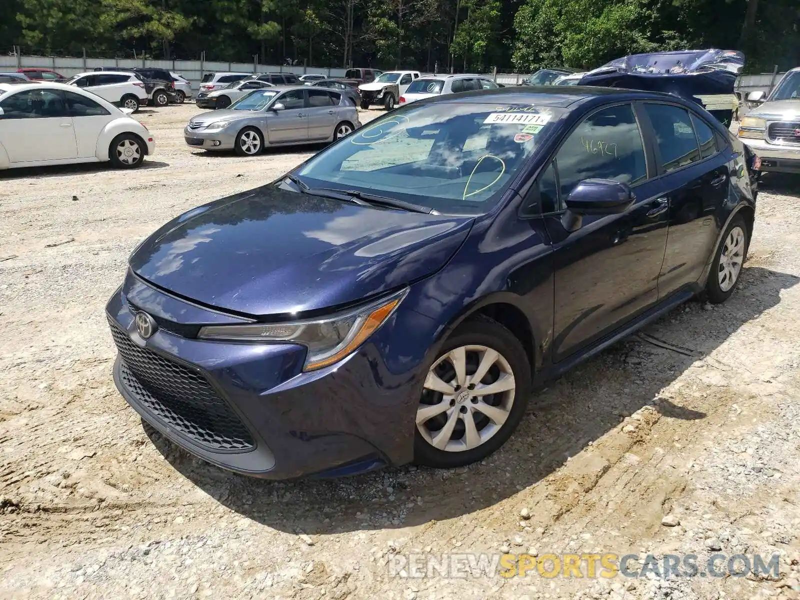 2 Photograph of a damaged car 5YFEPRAE5LP048359 TOYOTA COROLLA 2020