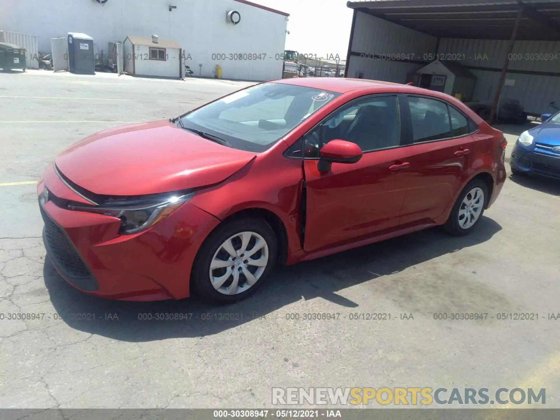 2 Photograph of a damaged car 5YFEPRAE5LP049043 TOYOTA COROLLA 2020