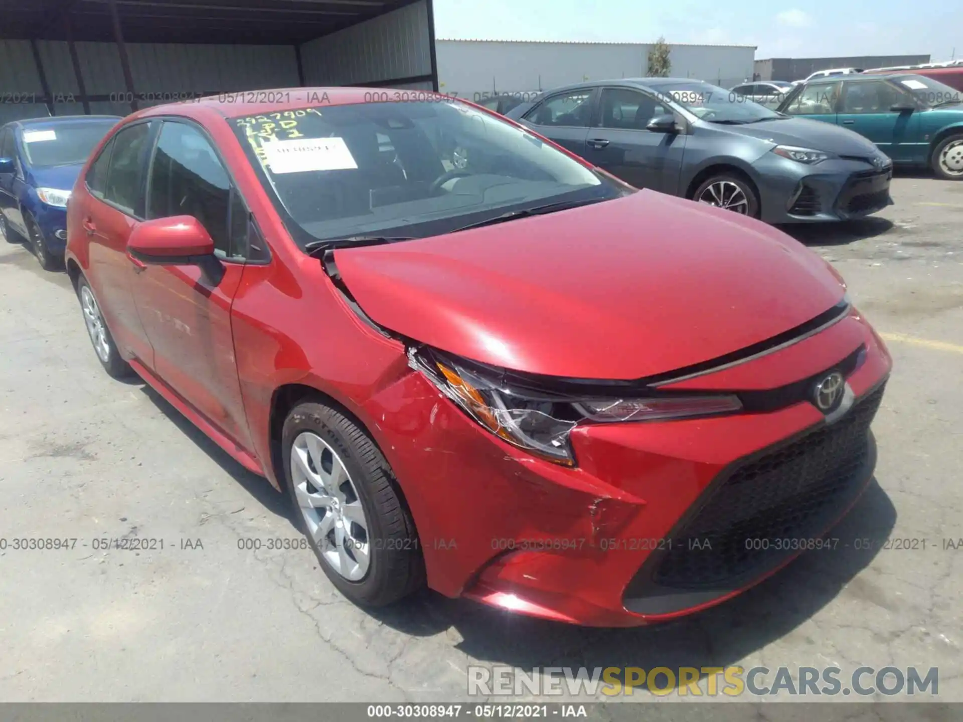 6 Photograph of a damaged car 5YFEPRAE5LP049043 TOYOTA COROLLA 2020