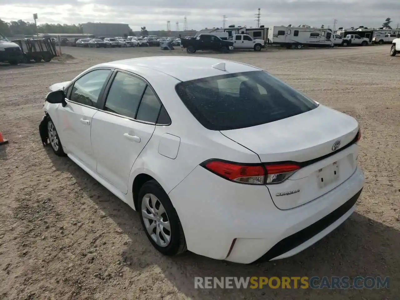 3 Photograph of a damaged car 5YFEPRAE5LP052525 TOYOTA COROLLA 2020