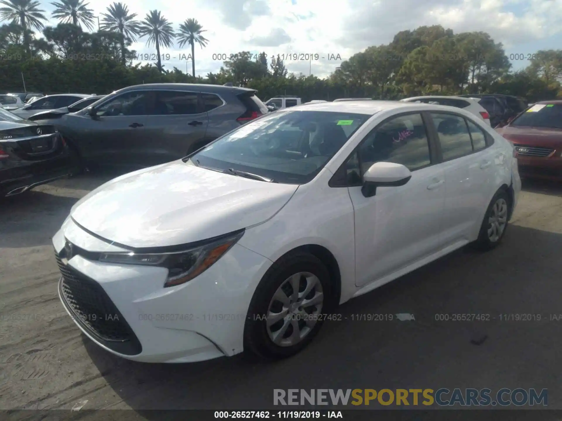 2 Photograph of a damaged car 5YFEPRAE5LP053240 TOYOTA COROLLA 2020