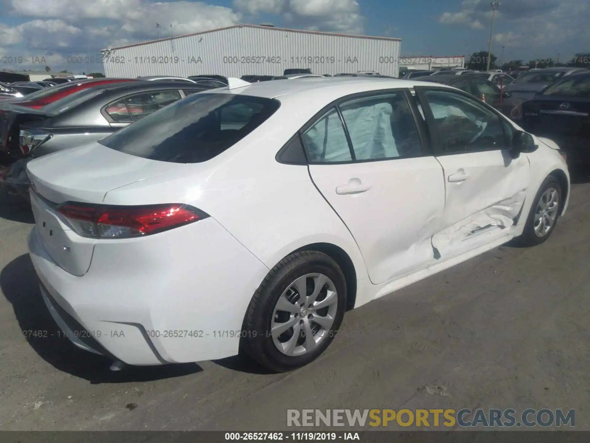 4 Photograph of a damaged car 5YFEPRAE5LP053240 TOYOTA COROLLA 2020