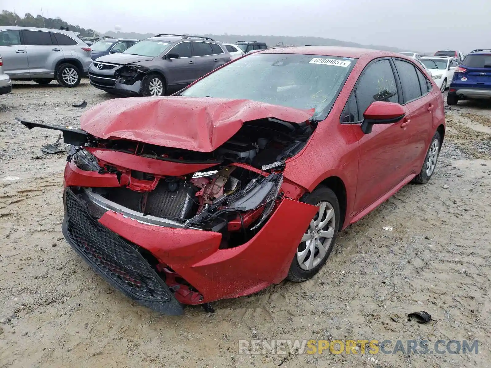 2 Photograph of a damaged car 5YFEPRAE5LP054274 TOYOTA COROLLA 2020