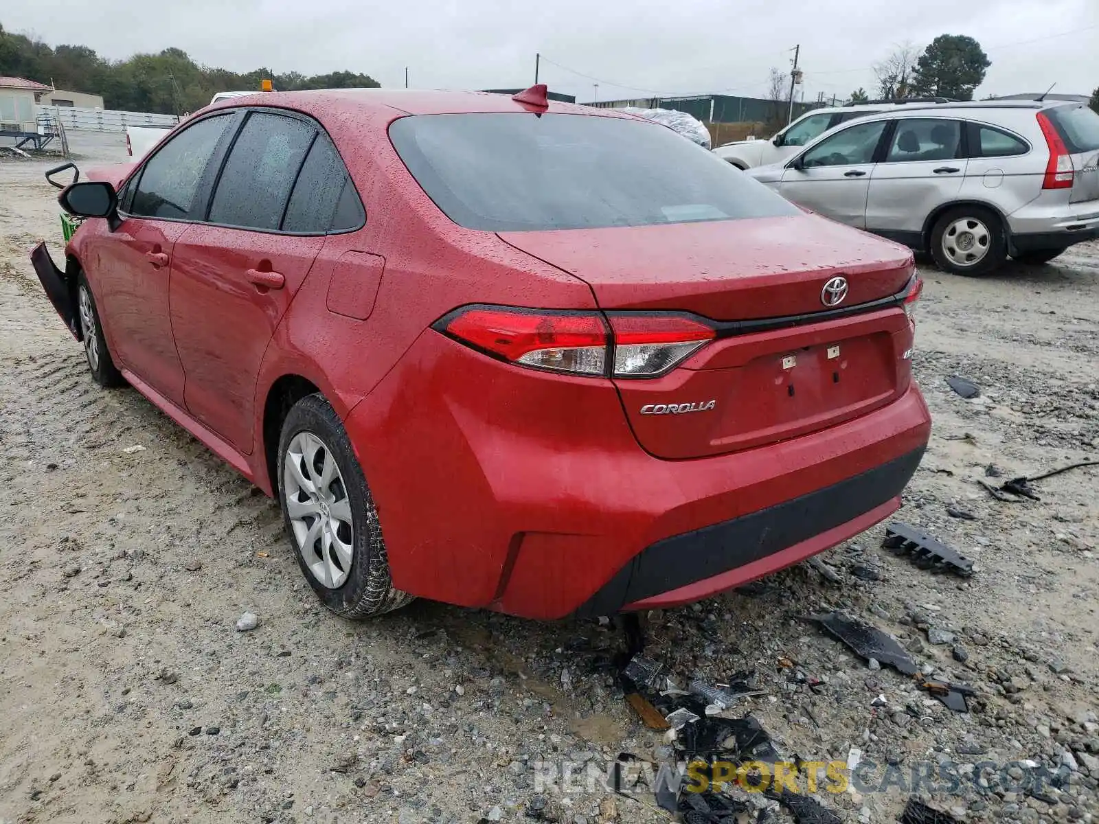 3 Photograph of a damaged car 5YFEPRAE5LP054274 TOYOTA COROLLA 2020