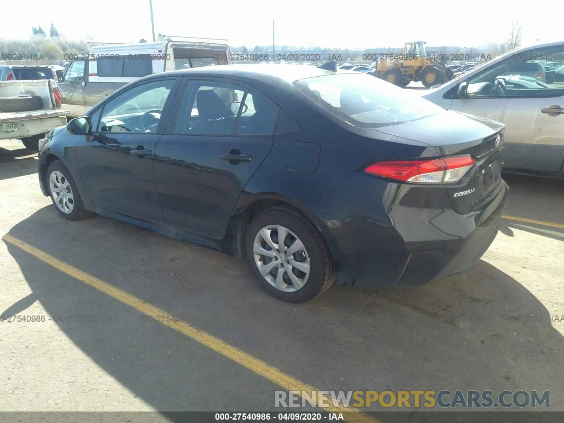 3 Photograph of a damaged car 5YFEPRAE5LP054906 TOYOTA COROLLA 2020