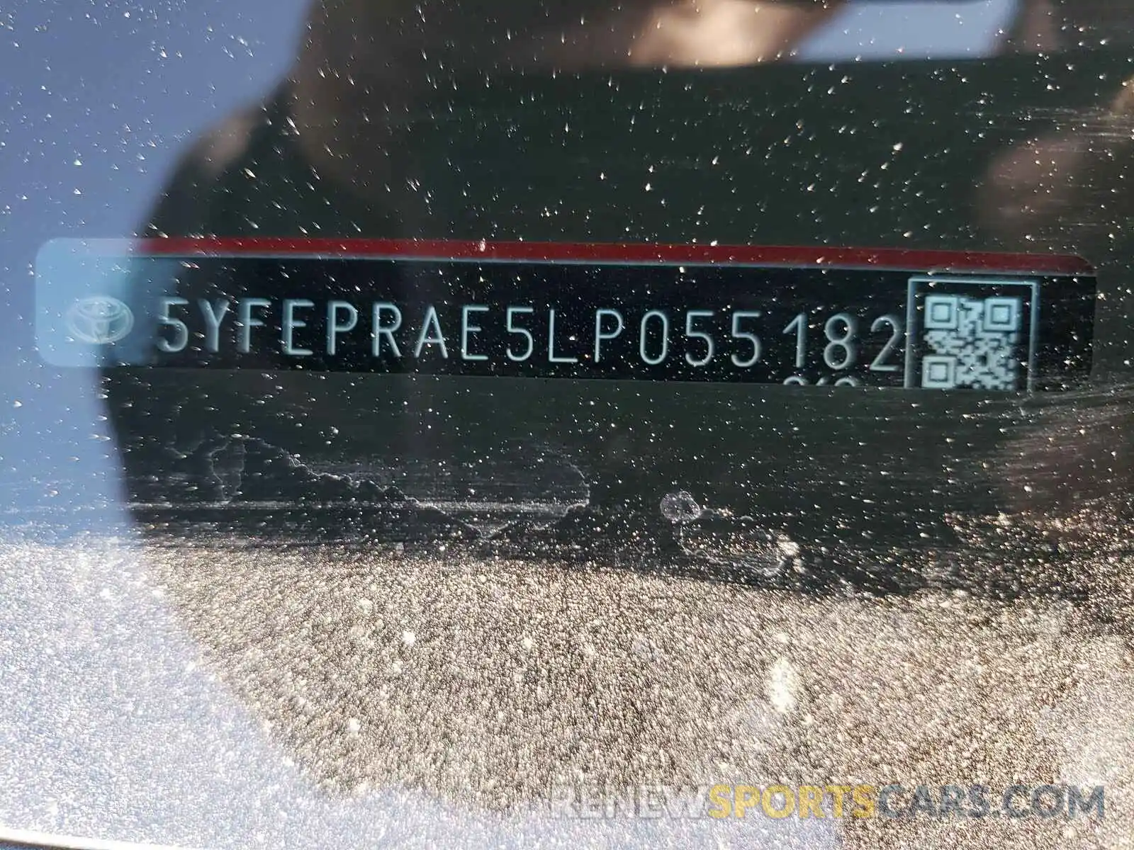 10 Фотография поврежденного автомобиля 5YFEPRAE5LP055182 TOYOTA COROLLA 2020