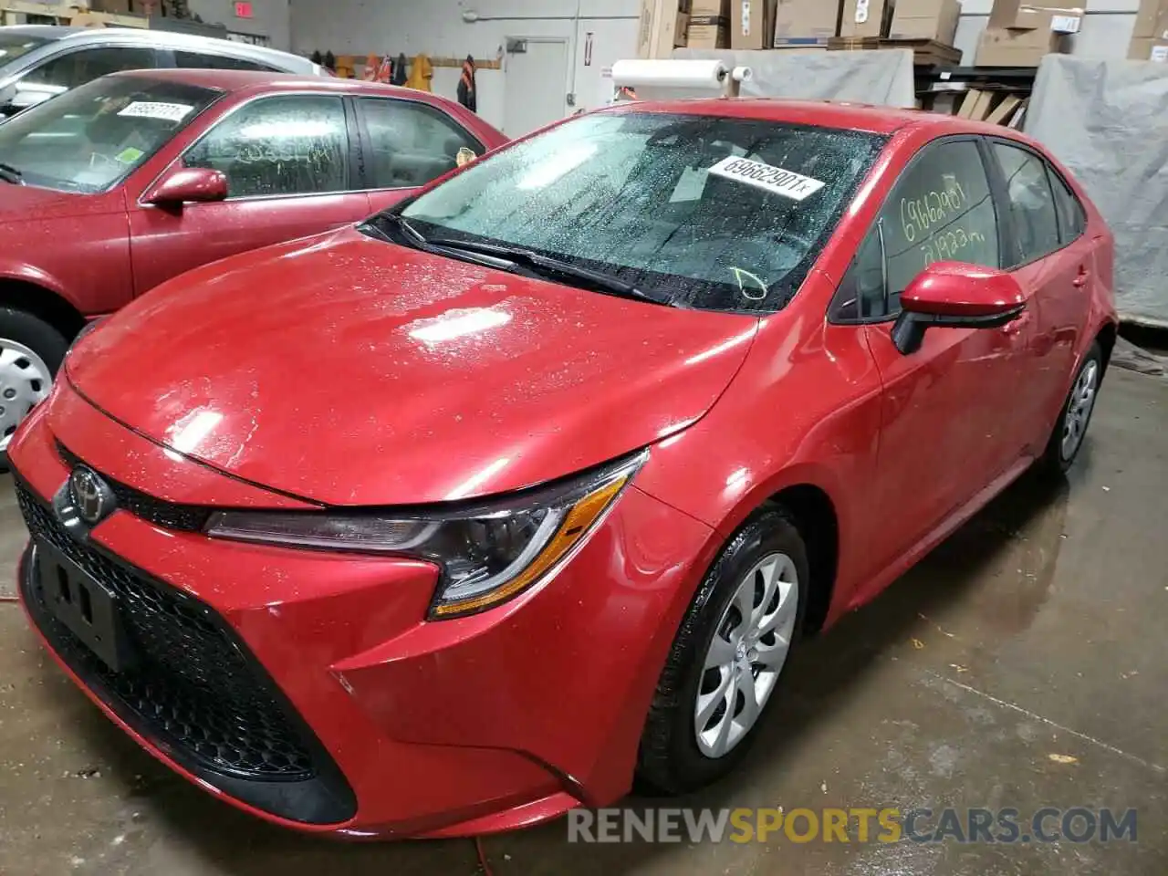 2 Photograph of a damaged car 5YFEPRAE5LP055778 TOYOTA COROLLA 2020