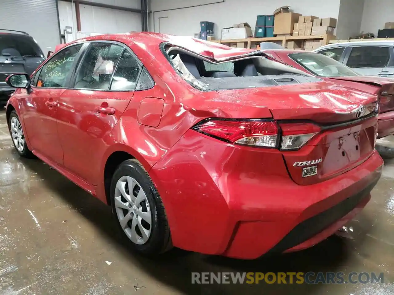 3 Photograph of a damaged car 5YFEPRAE5LP055778 TOYOTA COROLLA 2020