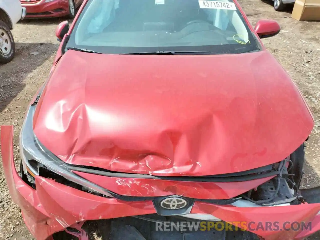 7 Photograph of a damaged car 5YFEPRAE5LP058759 TOYOTA COROLLA 2020