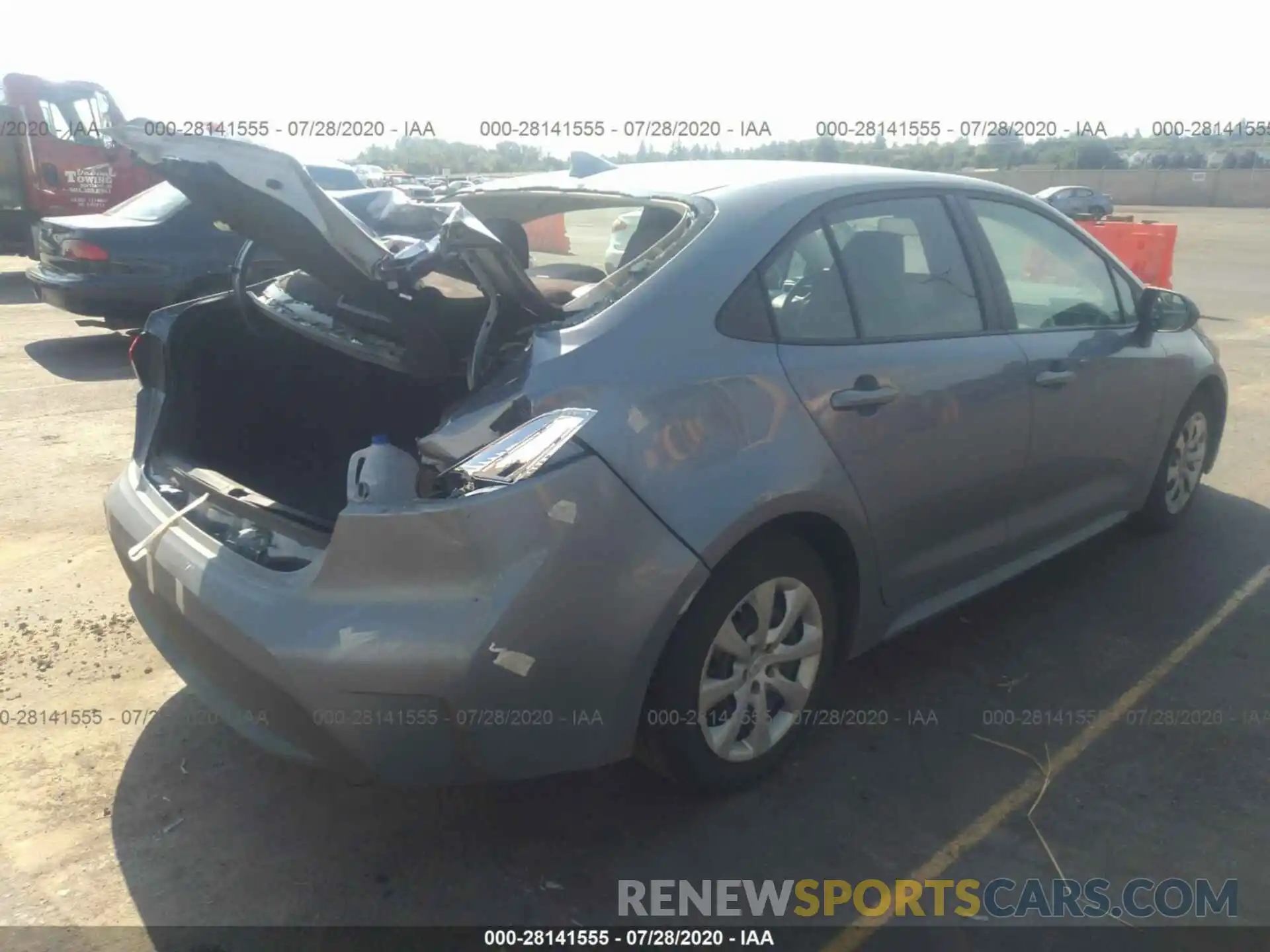 4 Photograph of a damaged car 5YFEPRAE5LP058776 TOYOTA COROLLA 2020