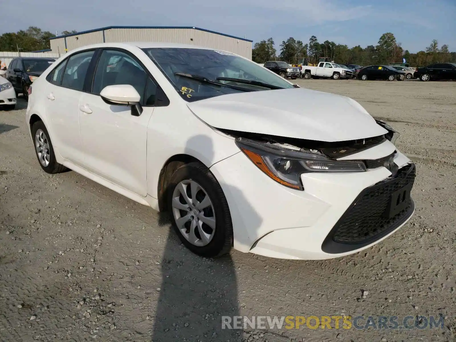 1 Photograph of a damaged car 5YFEPRAE5LP058891 TOYOTA COROLLA 2020