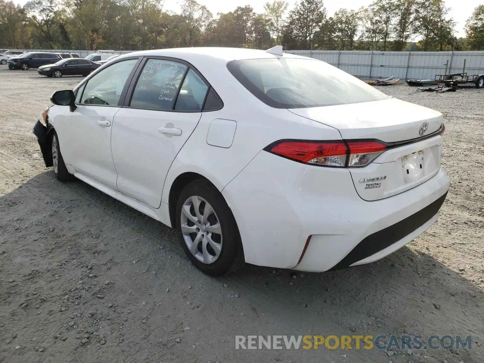 3 Photograph of a damaged car 5YFEPRAE5LP058891 TOYOTA COROLLA 2020