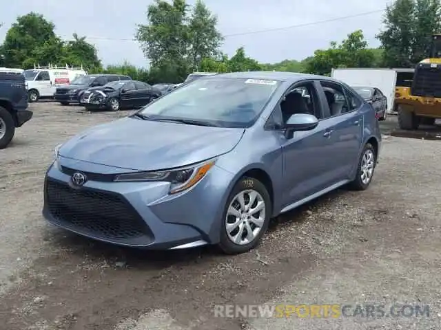 2 Photograph of a damaged car 5YFEPRAE5LP059474 TOYOTA COROLLA 2020