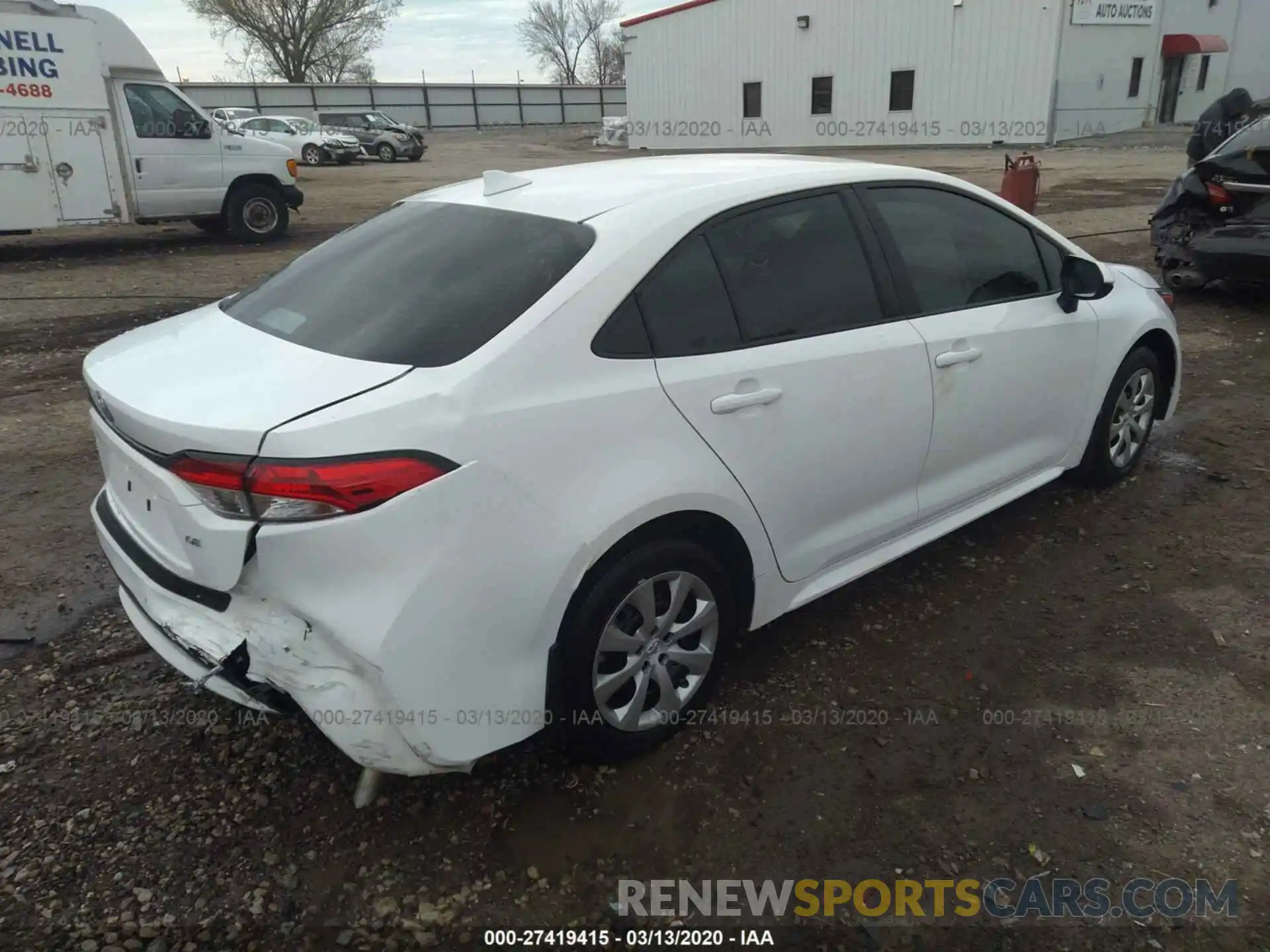 4 Photograph of a damaged car 5YFEPRAE5LP060303 TOYOTA COROLLA 2020